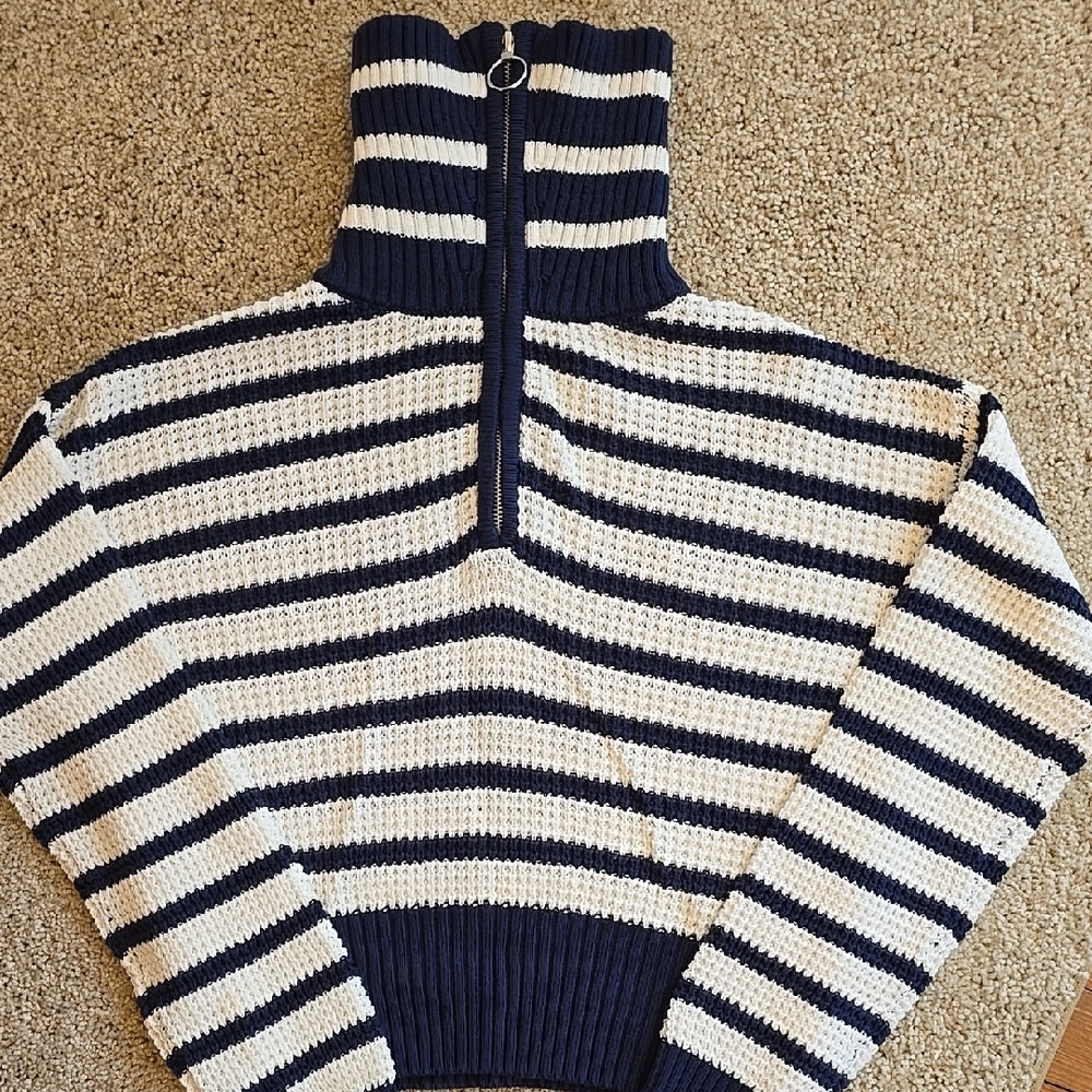 Sage + Stone Quarter Zip Sweater